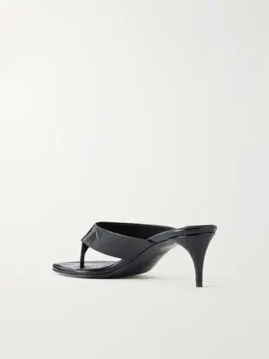 Alaïa Infra 55 Croc-effect Leather Thong Sandals | Thumbnail 3