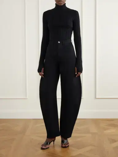 Alaïa Infra 55 Croc-effect Leather Thong Sandals | Thumbnail 4