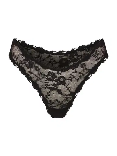 Skims Women's Stretch Lace Dipped Thong | Thumbnail 1 Skims Women's Stretch Lace Dipped Thong | Thumbnail 1