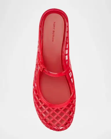 Tory Burch Mellow Jelly Mary Jane Ballerina Mules | Thumbnail 5