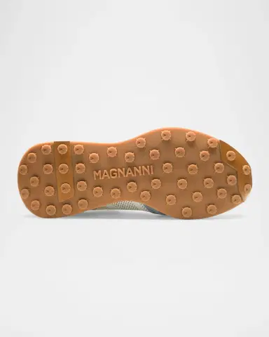 Magnanni Men's Romero Leather and Suede Runner Sneakers | Thumbnail 7