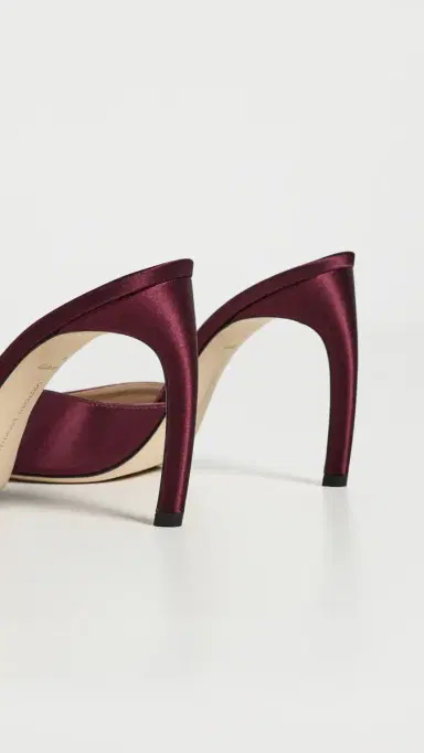 Victoria Beckham Harlow Open Toe Stiletto Mules 100 | Thumbnail 4