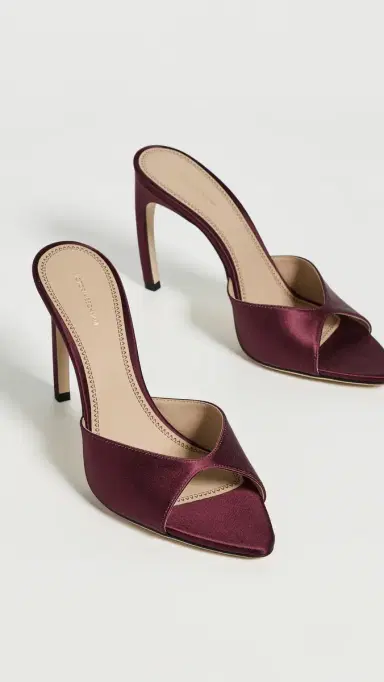Victoria Beckham Harlow Open Toe Stiletto Mules 100 | Thumbnail 5