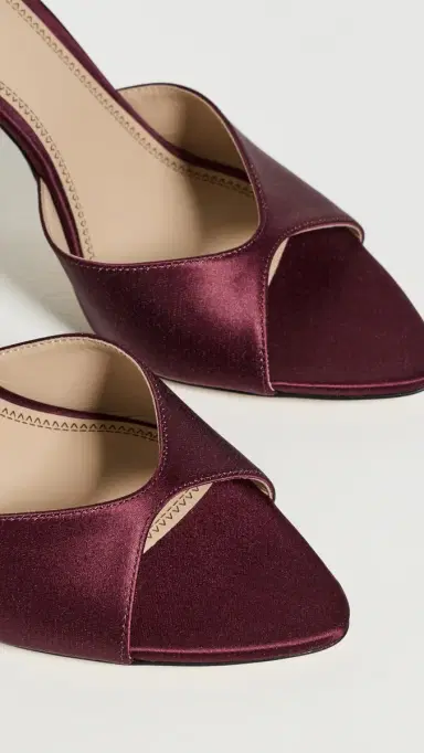 Victoria Beckham Harlow Open Toe Stiletto Mules 100 | Thumbnail 6
