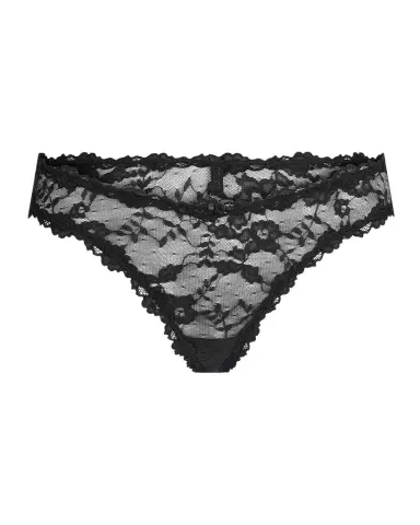 Skims Stretch Lace Dipped Thong | Thumbnail 1