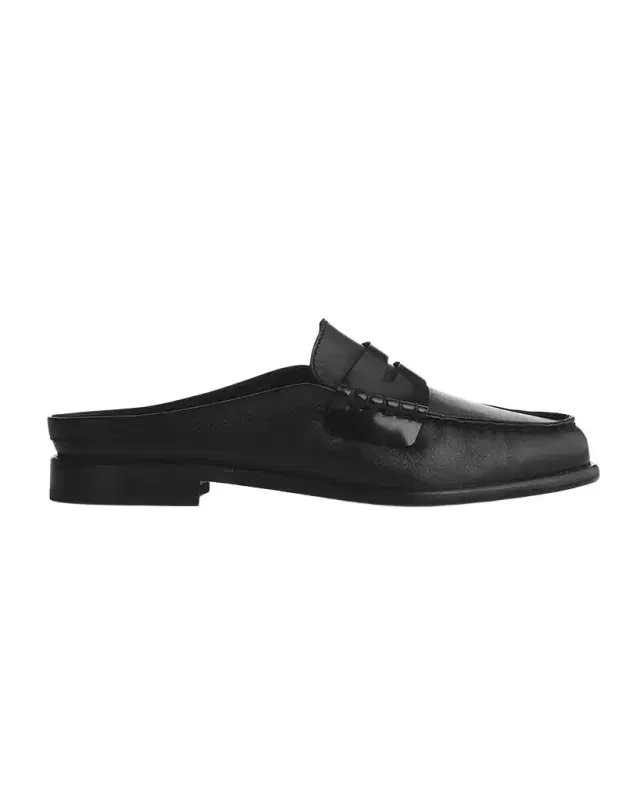 rag & bone Carter Leather Penny Loafer Mules