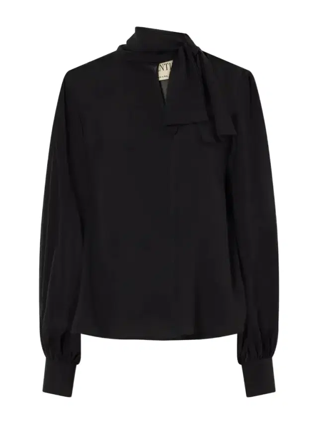 Bow-detailed Silk-georgette Blouse Bow-detailed Silk-georgette Blouse