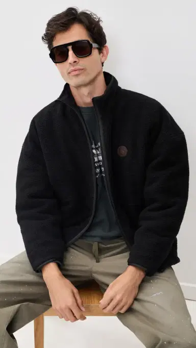 Willy Chavarria Willy Cozy Fleece Jacket | Thumbnail 2 Willy Chavarria Willy Cozy Fleece Jacket | Thumbnail 2