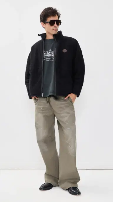 Willy Chavarria Willy Cozy Fleece Jacket | Thumbnail 6 Willy Chavarria Willy Cozy Fleece Jacket | Thumbnail 6