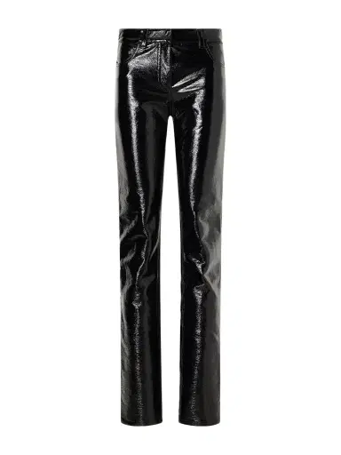 Courrèges Cotton-blend Vinyl Straight-leg Pants | Thumbnail 1