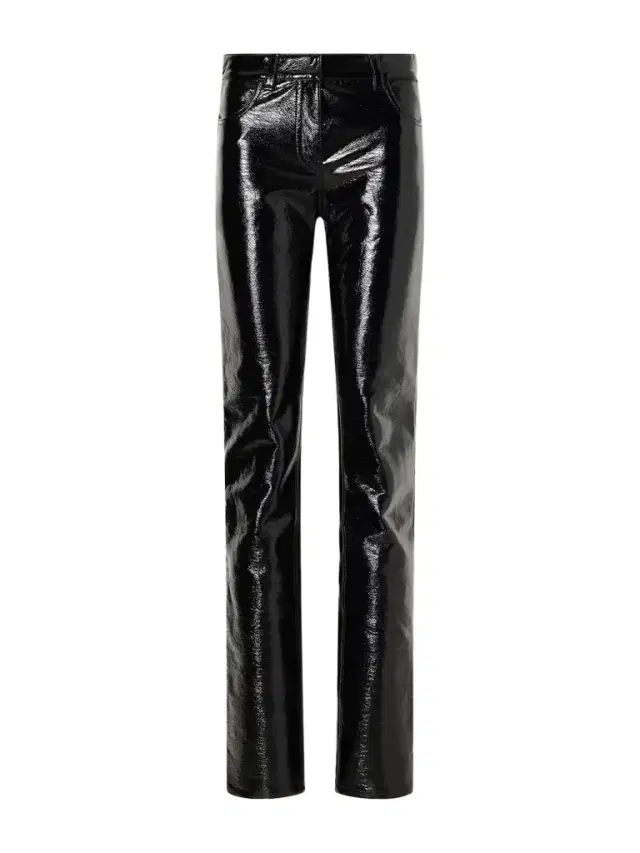 Courrèges Cotton-blend Vinyl Straight-leg Pants