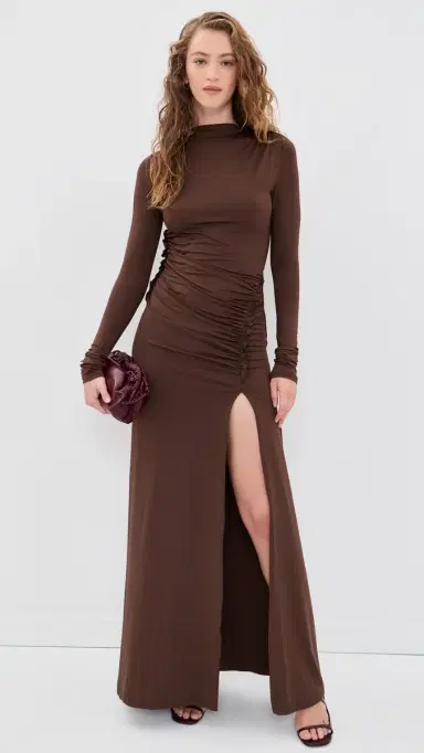 SEVEN WONDERS Lila Ruched Maxi Dress | Thumbnail 6