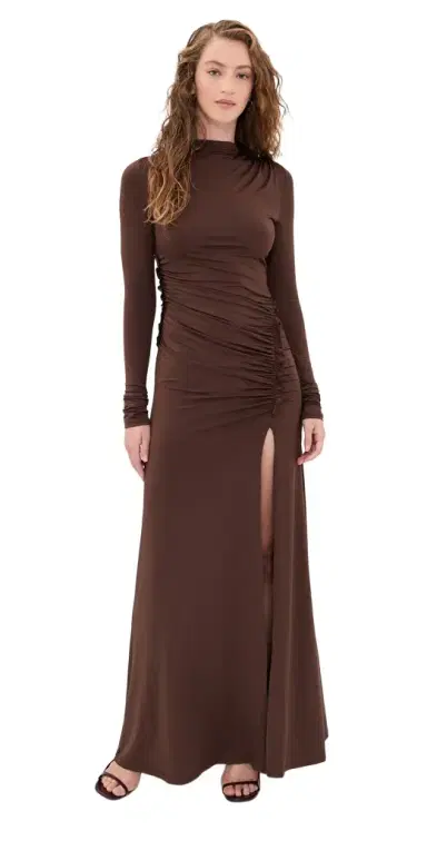 SEVEN WONDERS Lila Ruched Maxi Dress | Thumbnail 1