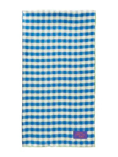 Loewe Checked And Floral-print Silk Scarf | Thumbnail 1