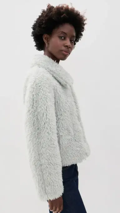 Vince Faux Fur Cropped Jacket | Thumbnail 4