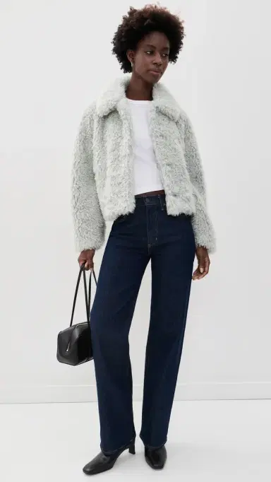 Vince Faux Fur Cropped Jacket | Thumbnail 5