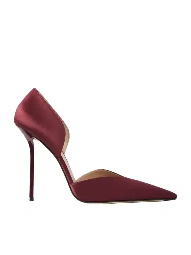 Victoria Beckham Angle D'orsay 115 Satin Pumps | Thumbnail 1