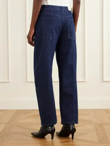 Another Tomorrow High-rise Organic Barrel-leg Jeans | Thumbnail 4 Another Tomorrow High-rise Organic Barrel-leg Jeans | Thumbnail 4