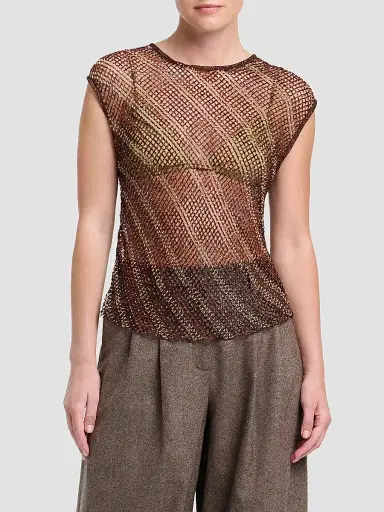 TWP Women's Beaded Net Tank | Thumbnail 3 TWP Women's Beaded Net Tank | Thumbnail 3