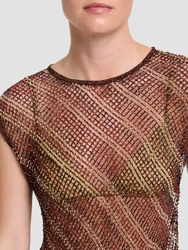 TWP Women's Beaded Net Tank | Thumbnail 4 TWP Women's Beaded Net Tank | Thumbnail 4