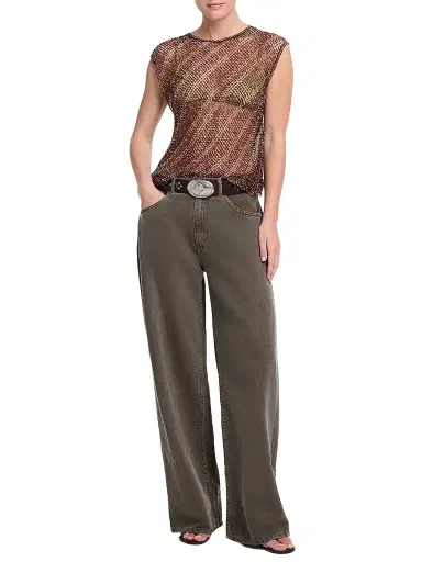 TWP Women's Beaded Net Tank | Thumbnail 1 TWP Women's Beaded Net Tank | Thumbnail 1