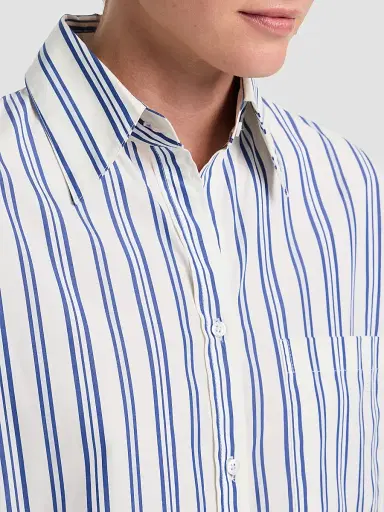 TWP Women's Big Joe Striped Cotton Shirt | Thumbnail 5 TWP Women's Big Joe Striped Cotton Shirt | Thumbnail 5