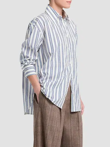 TWP Women's Big Joe Striped Cotton Shirt | Thumbnail 7 TWP Women's Big Joe Striped Cotton Shirt | Thumbnail 7