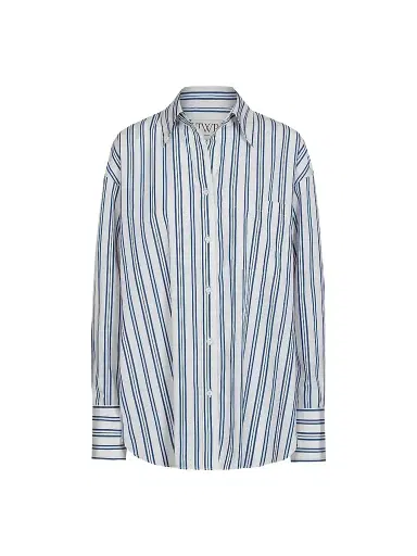 TWP Women's Big Joe Striped Cotton Shirt | Thumbnail 1 TWP Women's Big Joe Striped Cotton Shirt | Thumbnail 1