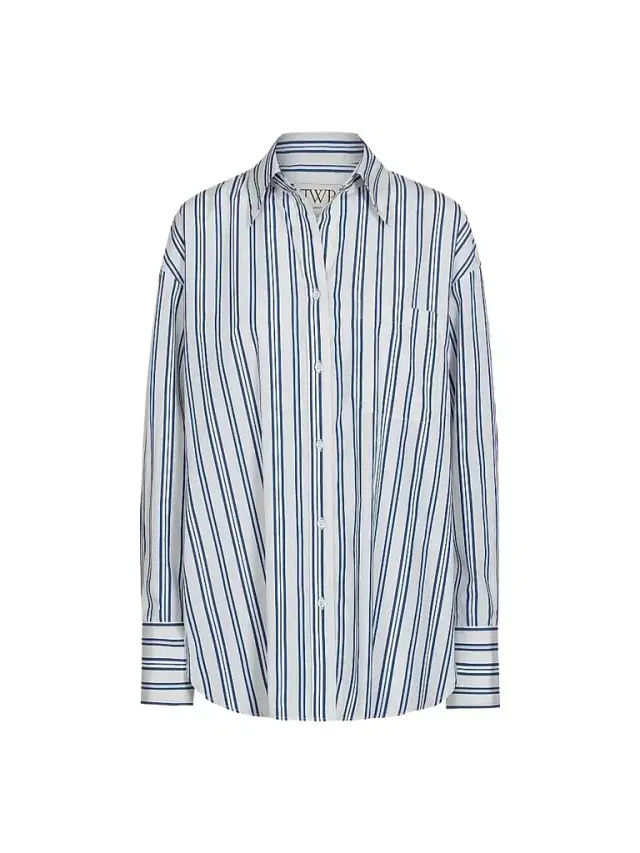 TWP Women's Big Joe Striped Cotton Shirt