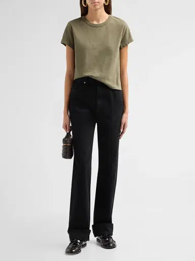 rag & bone Women's Kelly Perfect Cotton T-Shirt | Thumbnail 2 rag & bone Women's Kelly Perfect Cotton T-Shirt | Thumbnail 2