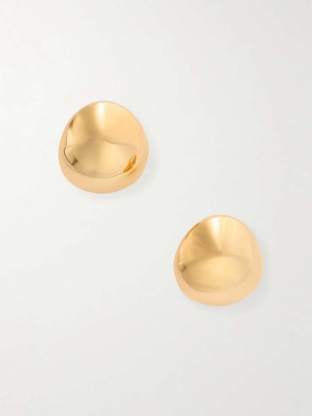 Alaïa Dome Gold-tone Earrings
