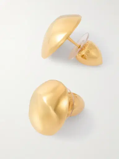 Alaïa Dome Gold-tone Earrings | Thumbnail 3