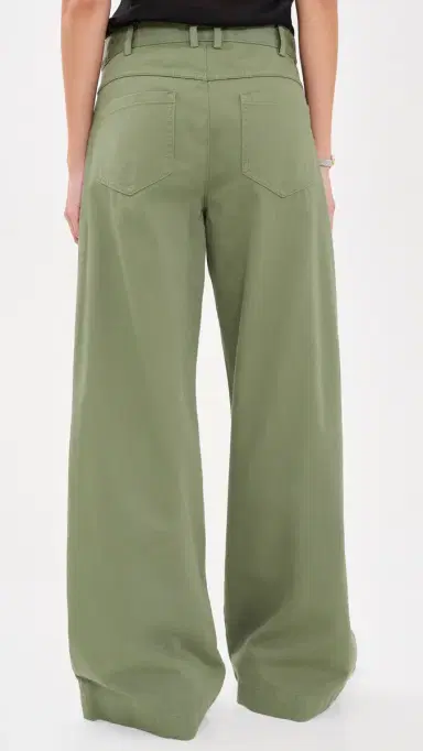 Vince Washed Cotton Wide Leg Pants | Thumbnail 3
