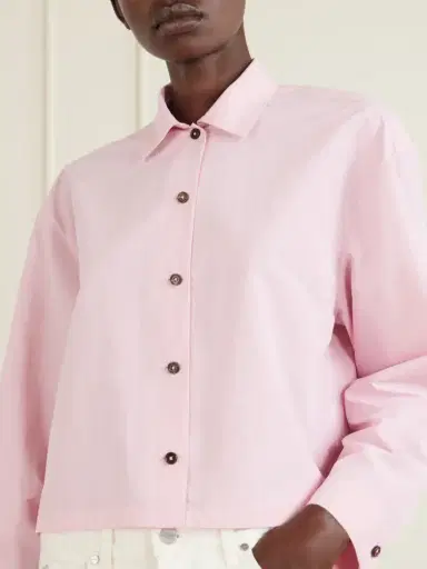 Jil Sander Cropped Poplin Shirt | Thumbnail 4 Jil Sander Cropped Poplin Shirt | Thumbnail 4