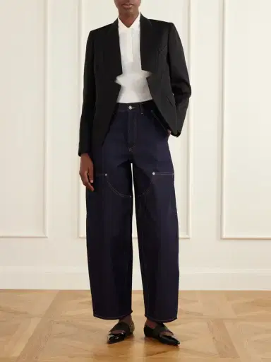 Givenchy Reverse Lapel Wool Grain De Poudre Jacket | Thumbnail 2