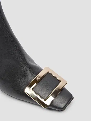 Roger Vivier Women's Belle Vivier 60MM Leather Wedge-Heel Ankle Boots | Thumbnail 5 Roger Vivier Women's Belle Vivier 60MM Leather Wedge-Heel Ankle Boots | Thumbnail 5