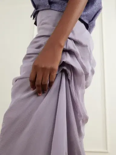 Pauline Dujancourt Najia Silk-blend Chiffon Midi Skirt | Thumbnail 5