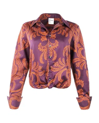 Finley Moxie Twisted Paisley-Print Shirt | Thumbnail 1 Finley Moxie Twisted Paisley-Print Shirt | Thumbnail 1