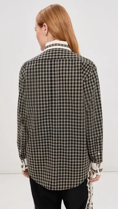 Tanner Fletcher Pippa Trimmed Border Button Down Shirt | Thumbnail 3