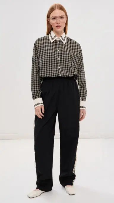 Tanner Fletcher Pippa Trimmed Border Button Down Shirt | Thumbnail 5