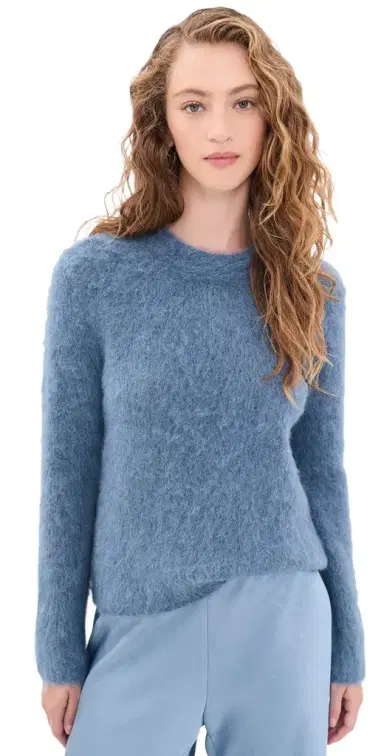 Vince Brushed Alpaca Crew Neck Pullover | Thumbnail 1