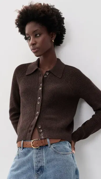 Marine Layer Robin Collared Knit Cardigan | Thumbnail 2