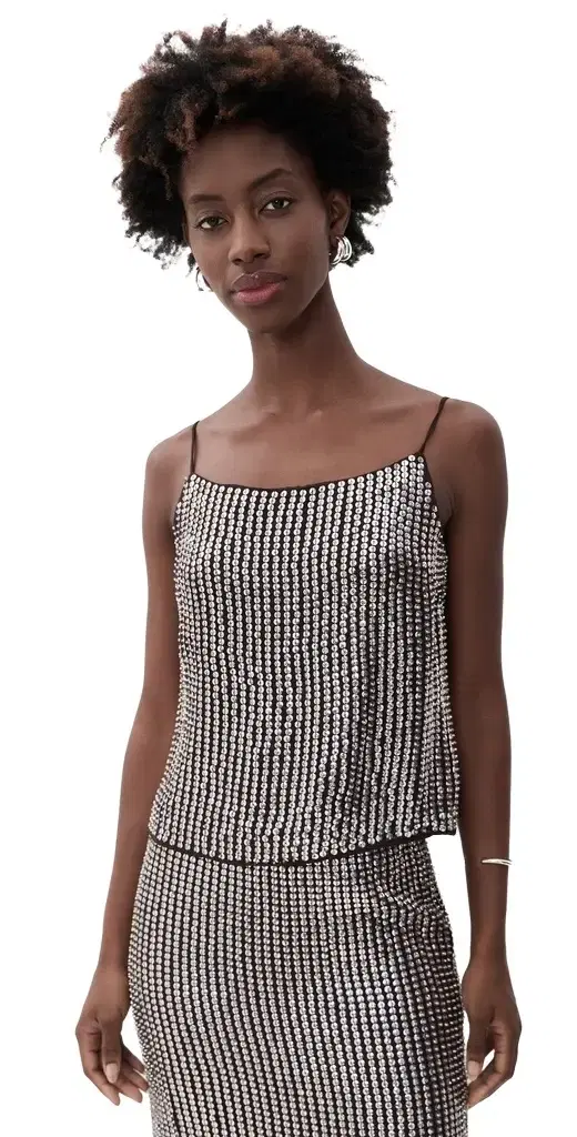 rag & bone Lili Sequined Tank