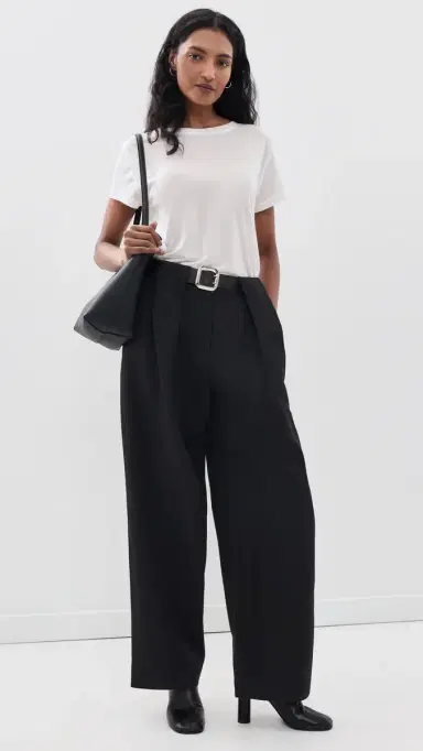 Source Unknown Matteo Belted Tuck Trousers | Thumbnail 5 Source Unknown Matteo Belted Tuck Trousers | Thumbnail 5