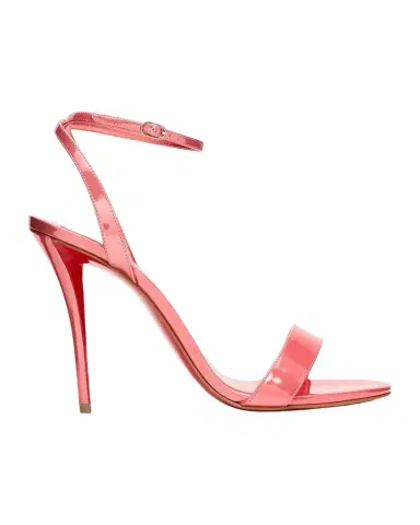 Christian Louboutin 100mm Miss Z Patent Leather Ankle-Strap Sandals | Thumbnail 1