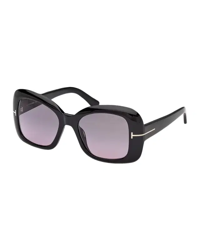 Tom Ford Sandra 52MM Square Sunglasses