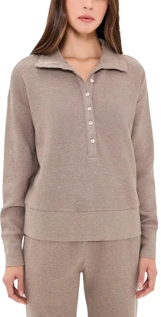 Negative Waffle Knit Pullover