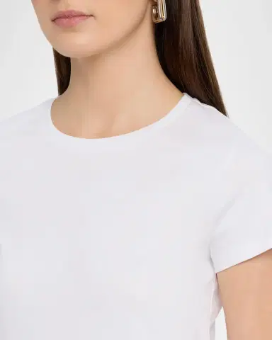 MAJESTIC FILATURES Crewneck Supima Cotton T-Shirt | Thumbnail 5