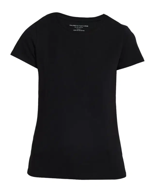 MAJESTIC FILATURES Crewneck Supima Cotton T-Shirt