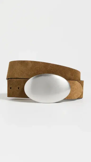 Madewell Oval Plaque Buckle Belt | Thumbnail 2